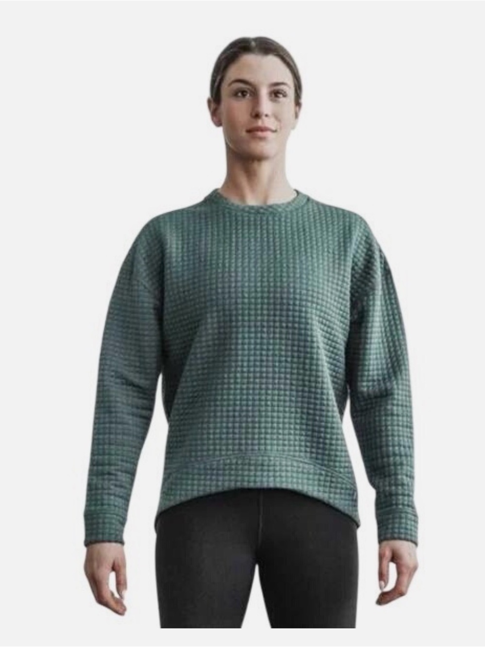 Nobull Waffle-Knit Crewneck Sweater